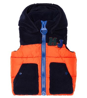Marc Jacobs Kids Teddy-paneled puffer vest