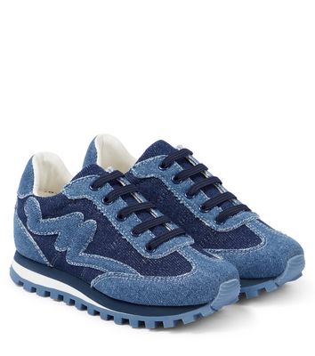 Marc Jacobs Kids The Jogger denim sneakers