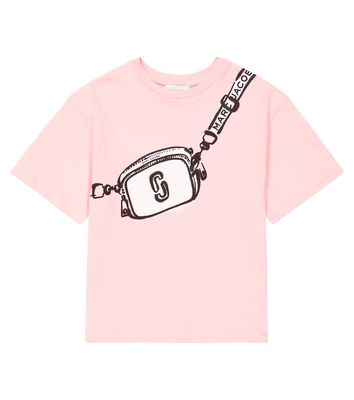 Marc Jacobs Kids Trompe l'ail cotton jersey T-shirt