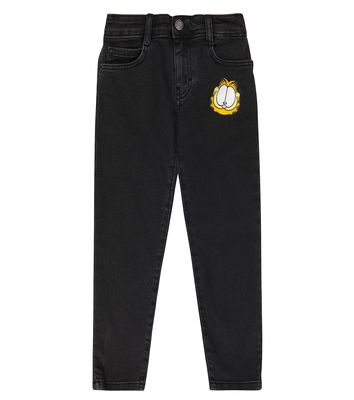 Marc Jacobs Kids x Garfield printed mid-rise straight jeans