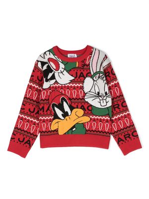 Marc Jacobs Kids x Looney Tunes intarsia-knit jumper - Red