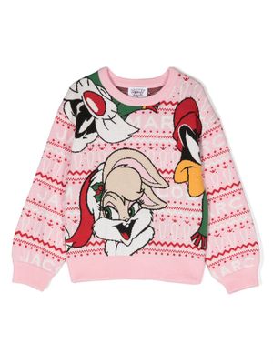 Marc Jacobs Kids x Looney Tunes intarsia-knit sweatshirt - Pink