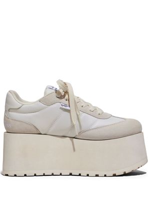 Marc Jacobs lace-up platform sneakers - Brown