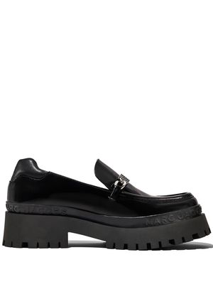 Marc Jacobs leather platform loafers - Black