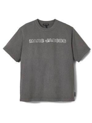 Marc Jacobs logo-embellished cotton T-shirt - Grey