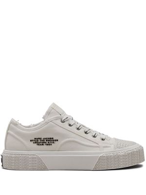 Marc Jacobs logo-embossed canvas sneakers - White