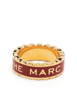 Marc Jacobs logo-embossed ring - Red