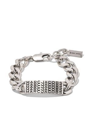 Marc Jacobs logo-engraved bracelet - Silver
