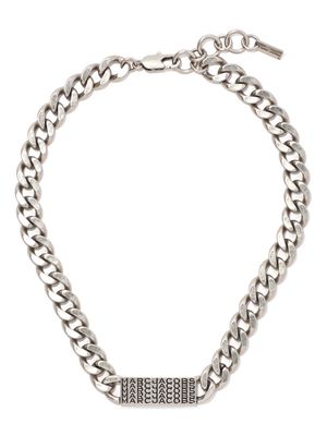 Marc Jacobs logo-engraved chain necklace - Silver