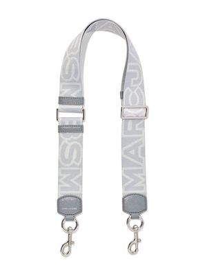 Marc Jacobs logo-print bag strap - Grey
