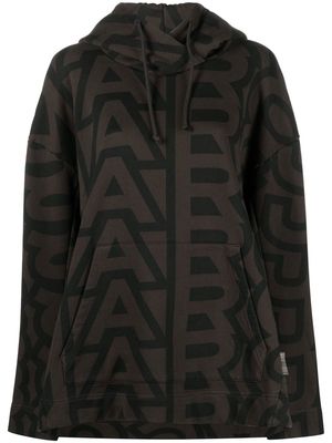 Marc Jacobs logo-print drawstring hoodie - Black