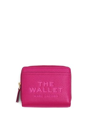 Marc Jacobs logo-print leather wallet - Pink