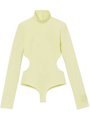 Marc Jacobs long-sleeve cutout bodysuit - Yellow