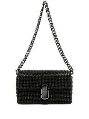 Marc Jacobs mini The Rhinestone J shoulder bag - Black