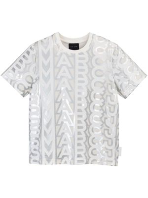 Marc Jacobs Monogram Baby cotton T-shirt - Silver