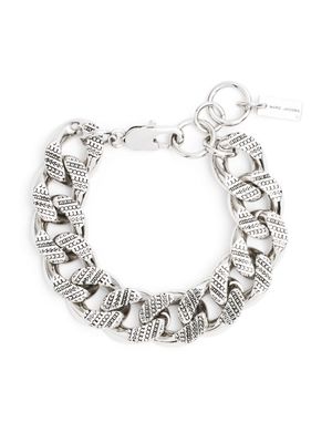 Marc Jacobs Monogram chain-link bracelet - Silver