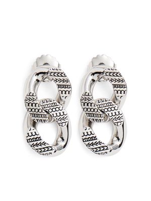 Marc Jacobs Monogram chain-link earrings - Silver