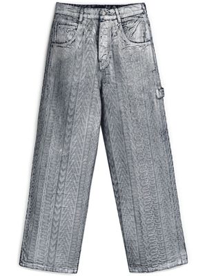 Marc Jacobs Monogram Oversized jeans - Silver