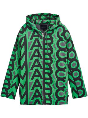 Marc Jacobs monogram-pattern cotton hoodie - Green