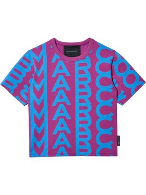 Marc Jacobs monogram-print baby T-shirt - Purple