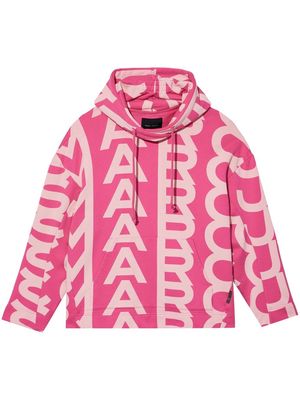 Marc Jacobs monogram-print oversized hoodie - Pink