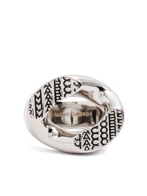 Marc Jacobs Monogram signet ring - Silver