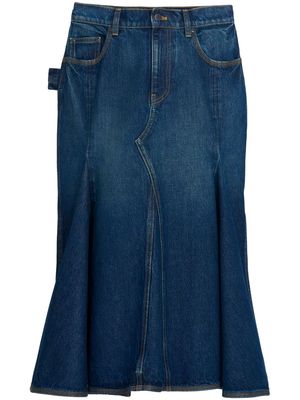 Marc Jacobs Paneled denim skirt - Blue