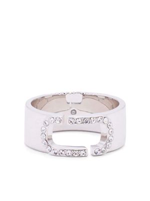 Marc Jacobs pave band ring - Silver