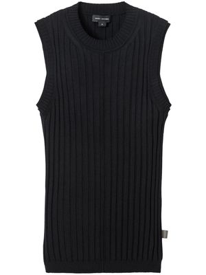 Marc Jacobs ribbed-knit merino wool top - Black