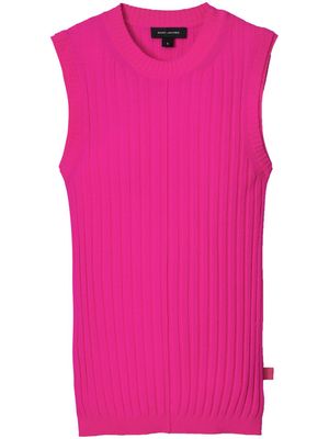 Marc Jacobs ribbed-knit wool tank top - Pink