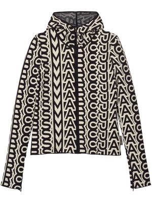 Marc Jacobs Scuba monogram-print zip-up hoodie - 004