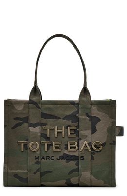 Marc Jacobs The Camo Jacquard Large Tote Bag in Camo Multi