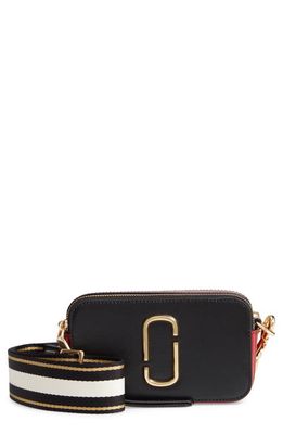 Marc Jacobs The Colorblock Snapshot Bag in Black/Red