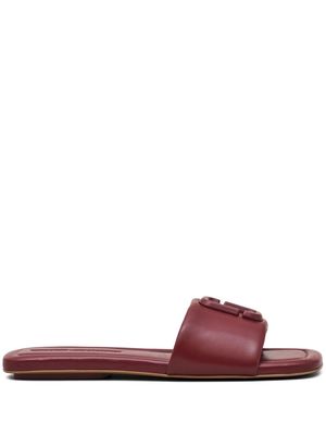 Marc Jacobs The J leather slide sandals - Red