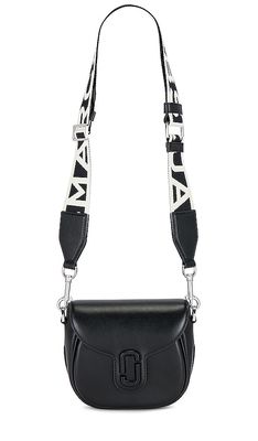 Marc Jacobs The J Marc Small Saddle Bag in Black