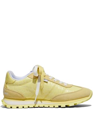 Marc Jacobs The Jogger panelled sneakers - Yellow