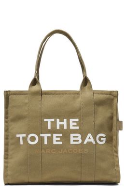 Marc Jacobs The Large Tote Canvas Bag in Slate Green