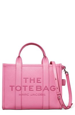 Marc Jacobs The Leather Medium Tote Bag in Candy Pink