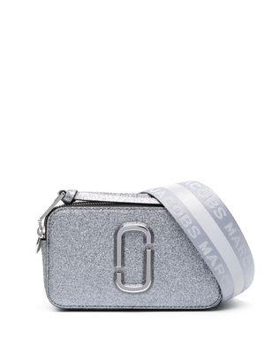 Marc Jacobs The Metallic Glitter Snapshot camera bag - Silver