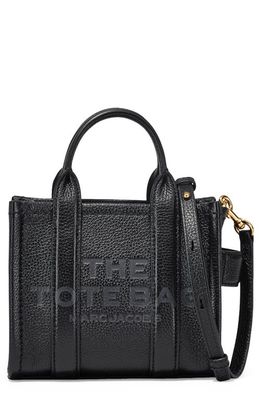 Marc Jacobs The Micro Leather Tote Bag in Black