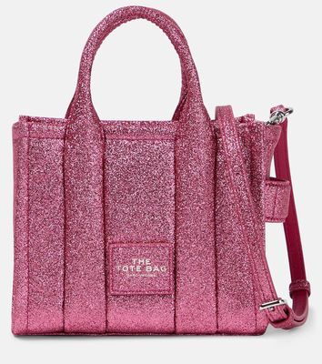 Marc Jacobs The Mini glittered leather tote bag