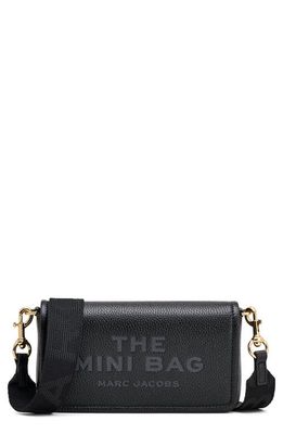 Marc Jacobs The Mini Leather Crossbody Bag in Black