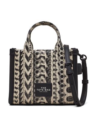 Marc Jacobs The Mini monogram-lenticular tote bag - Neutrals