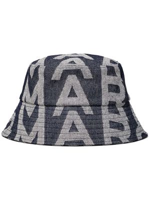 Marc Jacobs The Monogram denim bucket hat - Blue