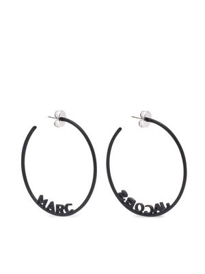 Marc Jacobs The Monogram Hoops DTM earrings - Black