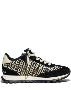 Marc Jacobs The Monogram Jogger leather sneakers - Black