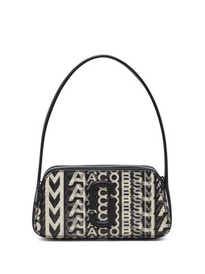 Marc Jacobs The Monogram Slingshot faux-leather shoulder bag - Black