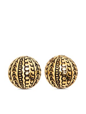 Marc Jacobs The Monogram Stud earrings - Gold