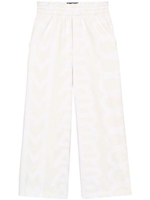 Marc Jacobs The Monogram wide-leg track pants - White