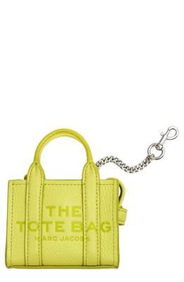 Marc Jacobs The Nano Tote Bag Charm in Limoncello